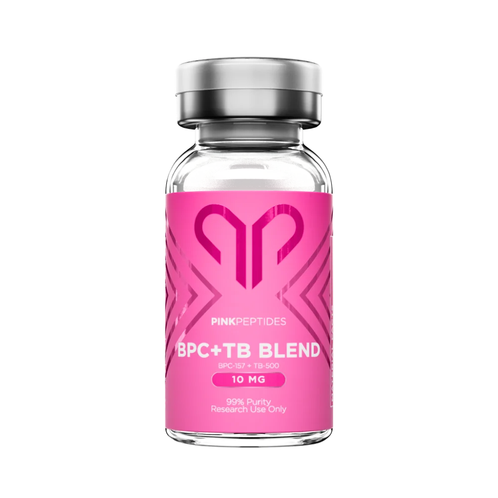 Pink Peptides BPC-157 and TB-500 blend vial